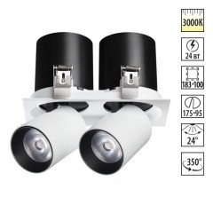 Встраиваемый светильник Novotech 358083 LANZA светодиодный LED 24W