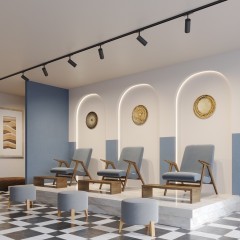 359584   Светильник трехфазный трековый Novotech PORTс переключ. цв. темпер. и мощности IP20 LED Ra95 Lm3388 30-35-40W 220-240V 3000К\4000К\5700К NAIL