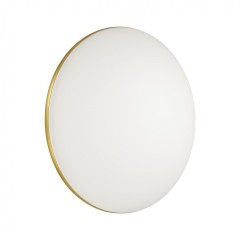 Настенно-потолочный светильник светодиодный для ванной с пультом и управлением смартфоном регулировкой цветовой температуры и яркости ночным режимом Lassa 3043/DL IP43