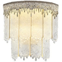 5091/20WL L-VISION ODL25 563 золотой/прозрачный/стекло Бра LED 20W 3700K 1506Лм CLEO