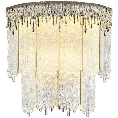 5091/20WL L-VISION ODL25 563 золотой/прозрачный/стекло Бра LED 20W 3700K 1506Лм CLEO