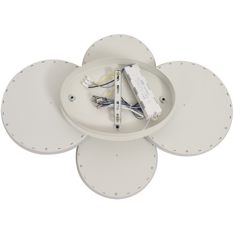 Умная люстра потолочная с ПДУ и голосовым управлением LED 95W 3000-6500К 220V ALIS SMART 8380/95CL