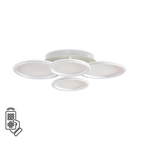 Умная люстра потолочная с ПДУ и голосовым управлением LED 95W 3000-6500К 220V ALIS SMART 8380/95CL