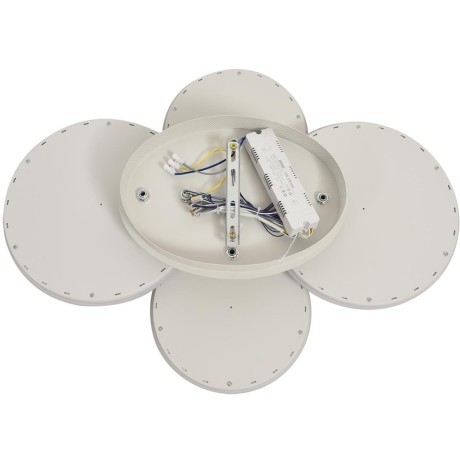 Умная люстра потолочная с ПДУ и голосовым управлением LED 95W 3000-6500К 220V ALIS SMART 8380/95CL