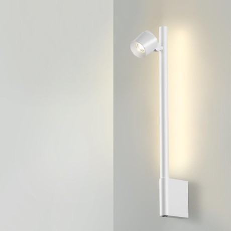 359312 OVER NT24 000 белый Светильник настенный диммируемый (выключатель) IP20 LED 7W+7W 4000K 220-240V FERMO