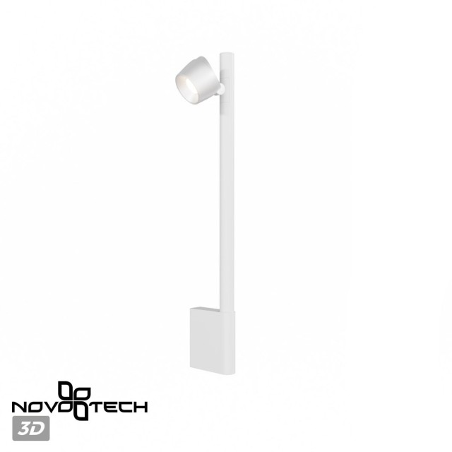 359312 OVER NT24 000 белый Светильник настенный диммируемый (выключатель) IP20 LED 7W+7W 4000K 220-240V FERMO