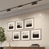 Novotech STRATUS 359777 Черный однофазный трехжильный трековый светодиодный светильник, линейный 20см, поворотный, CCT перекл. цветовой температуры, LED 12Вт 797Лм 2700;3200;4000К CRI90 105° IP20 220В, коэф. пульсации < 1%
