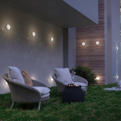 Уличный потолочный светильник Novotech 358918 OPAL IP65 светодиодный LED 12W