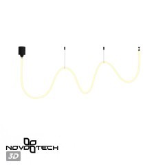 359330 KONST NT24 000 черный Светильник светодиодный IP20 LED 3000K 38W 170-265V 3360Лм RAMO