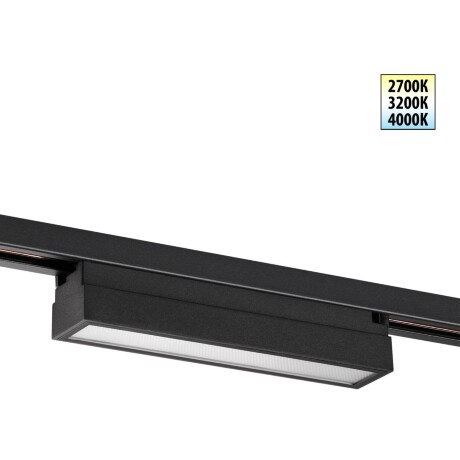 359783 PORT NT25 234 черный Светильник однофазный двухжильный трековый с переключ. цв. температуры IP20 LED 12W 180-265V 2700К/3200К/4000К ITER