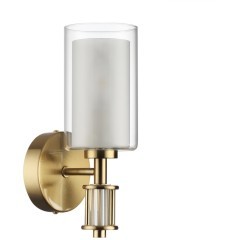 5088/1WA CLASSIC ODL25 655 античная бронза/стекло Бра E14 1*40W SAGA