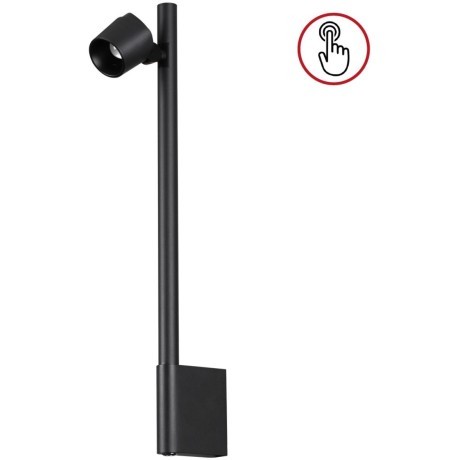 359313 OVER NT24 000 черный Светильник настенный диммируемый (выключатель) IP20 LED 7W+7W 4000K 220-240V FERMO