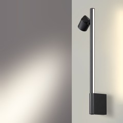 359313 OVER NT24 000 черный Светильник настенный диммируемый (выключатель) IP20 LED 7W+7W 4000K 220-240V FERMO