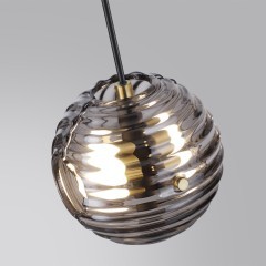 5041/12WL MODERN ODL24 425 черн./золото/дымчатый/металл/стеко Бра LED 12W 4000К 1526Лм TRONI