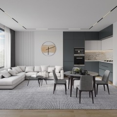 359479 Трековый светодиодный TUYA SMART светильник Novotech Flum CRI90+ 3000-6500К 960Лм 100° 12W Bluetooth Wi-Fi Алиса