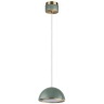 Odeon Light LULU 5452/6L Декоративный светодиодный подвесной светильник с зеленым керамическим плафоном и бронзовым основанием 6W 3000K CRI80 550Лм