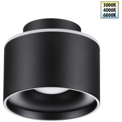 Накладной потолочный светильник Novotech 358971 Giro светодиодный LED 12W вниз + 3W вверхW