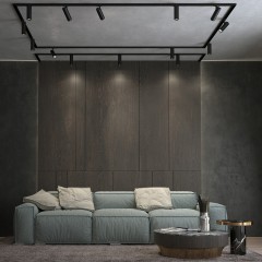 Однофазный двужильный светодиодный трековый светильник Novotech 359027 NAIL пер.3000;4000;6000К 1105Лм CRI85+ 15-60° 5W-9W-13W