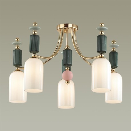 Люстра потолочная Odeon Light 4861/5C Candy под лампы 5xE14 5*40W
