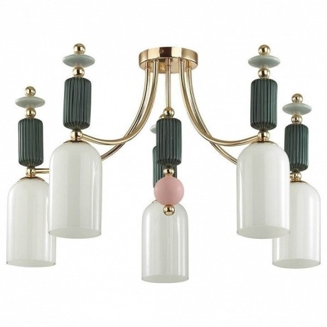 Люстра потолочная Odeon Light 4861/5C Candy под лампы 5xE14 5*40W