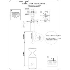 Подвесной светильник IP20 LED 7W 560Лм 3000K 220-240V FELIZ 6685/7L