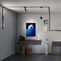 359082 Трековый магнитный светодиодный светильник Novotech SMAL 48V CRI90+ 4000К 1080Лм 90° 18W