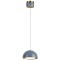 Odeon Light LULU 5452/6LA Декоративный светодиодный подвесной светильник с синим керамическим плафоном и бронзовым основанием 6W 3000K CRI80 550Лм