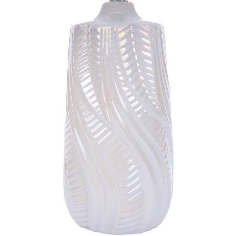 8211/1T CLASSI LN25 белый жемчужный/белый, керамика/текстиль Настольная лампа Е27 1*60W 220V SINNA