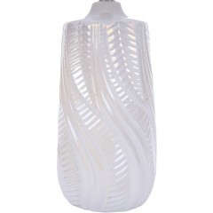 8211/1T CLASSI LN25 белый жемчужный/белый, керамика/текстиль Настольная лампа Е27 1*60W 220V SINNA