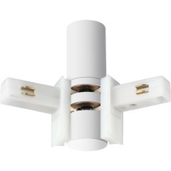 Соединитель питания отступной с токопроводом гибкий угловой "L" 48V Novotech FLUM 135248