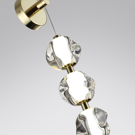 5085/17WL L-VISION ODL25 золото/прозрачный/металл/акрил Бра LED 17W 4000K 800Лм JEMSTONE