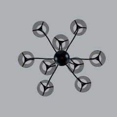 Люстра потолочная G9 Lumion SMOKY 6570/9C