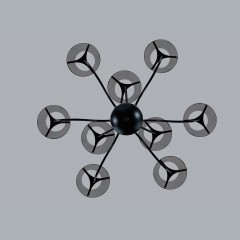 Люстра потолочная G9 Lumion SMOKY 6570/9C