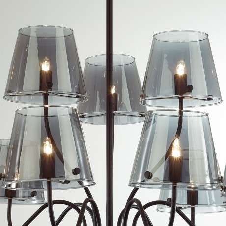 Люстра потолочная G9 Lumion SMOKY 6570/9C