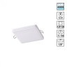 Встраиваемый светильник Novotech 358148 MON светодиодный LED 12W