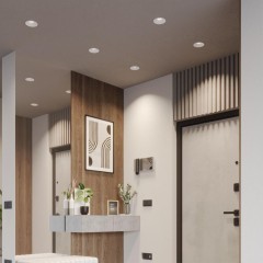 359854 Белый встраиваемый светильник с перекл. цветовой темп. и антибликовым фильтром 18Вт 1530Лм 2700;3200;4000К UGR19 CRI90 36° IP20 Novotech NOVA