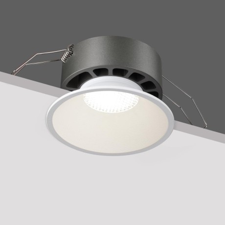 359854 Белый встраиваемый светильник с перекл. цветовой темп. и антибликовым фильтром 18Вт 1530Лм 2700;3200;4000К UGR19 CRI90 36° IP20 Novotech NOVA