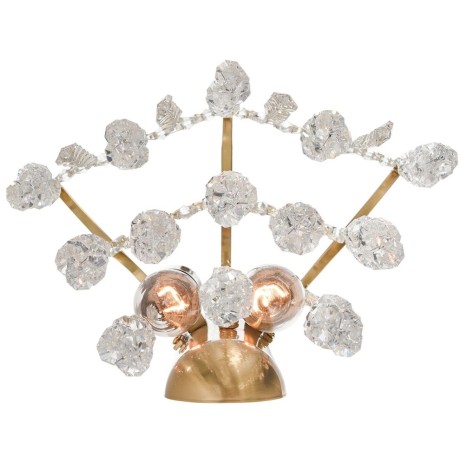 8243/2W CLASSI LN25 латунь, металл/хрусталь бра E14 2*40W 220V KRISTINA