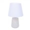 8212/1T CLASSI LN25 белый жемчужный/белый, керамика/текстиль Настольная лампа Е27 1*60W 220V SINNA