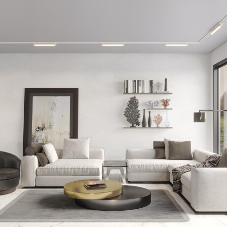 359794 PORT NT25 236 белый Светильник однофазный двухжильный трековый с переключ. цв. температуры IP20 LED 24W 180-265V 2700К/3200К/4000К ITER