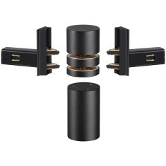 Соединитель питания отступной с токопроводом гибкий угловой &quot;L&quot; IP20 48V Novotech FLUM 135249