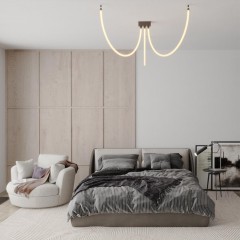 359328 KONST NT24 000 черный Светильник светодиодный IP20 LED 3000K 25W 170-265V 2420Лм RAMO