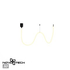 359328 KONST NT24 000 черный Светильник светодиодный IP20 LED 3000K 25W 170-265V 2420Лм RAMO