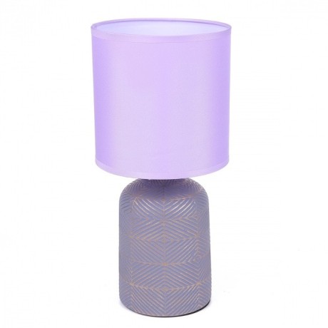 8220/1T MODERNI LN25 сиреневый, керамика/текстиль Настольная лампа Е27 1*60W 220V NIANA