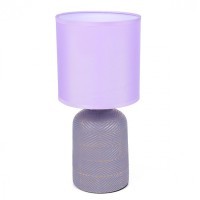 8220/1T MODERNI LN25 сиреневый, керамика/текстиль Настольная лампа Е27 1*60W 220V NIANA