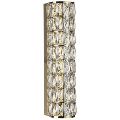 4926/8WL L-VISION ODL24 481 золото/металл/хрусталь Настенный светильник LED 8W 4000K 463Лм PANTA