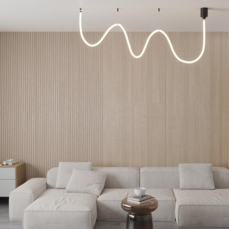 359331 KONST NT24 000 черный Светильник светодиодный IP20 LED 4000K 38W 170-265V 3360Лм RAMO