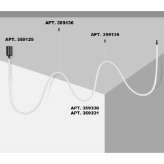 359331 KONST NT24 000 черный Светильник светодиодный IP20 LED 4000K 38W 170-265V 3360Лм RAMO