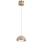 Odeon Light LULU 5453/6L Декоративный светодиодный подвесной светильник с бежевым керамическим плафоном и бронзовым основанием 6W 3000K CRI80 550Лм