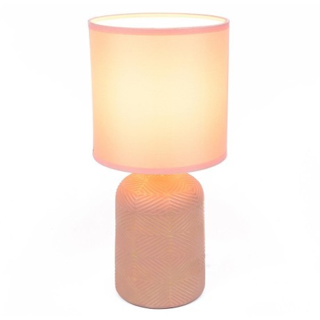 8221/1T MODERNI LN25 терракота, керамика/текстиль Настольная лампа Е27 1*60W 220V NIANA